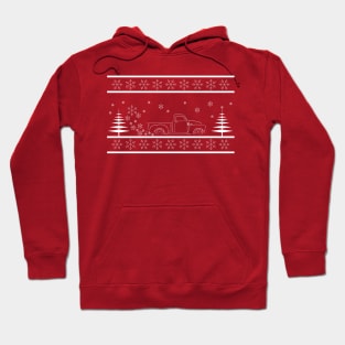 Chevy 3100 - Winter Scene Hoodie